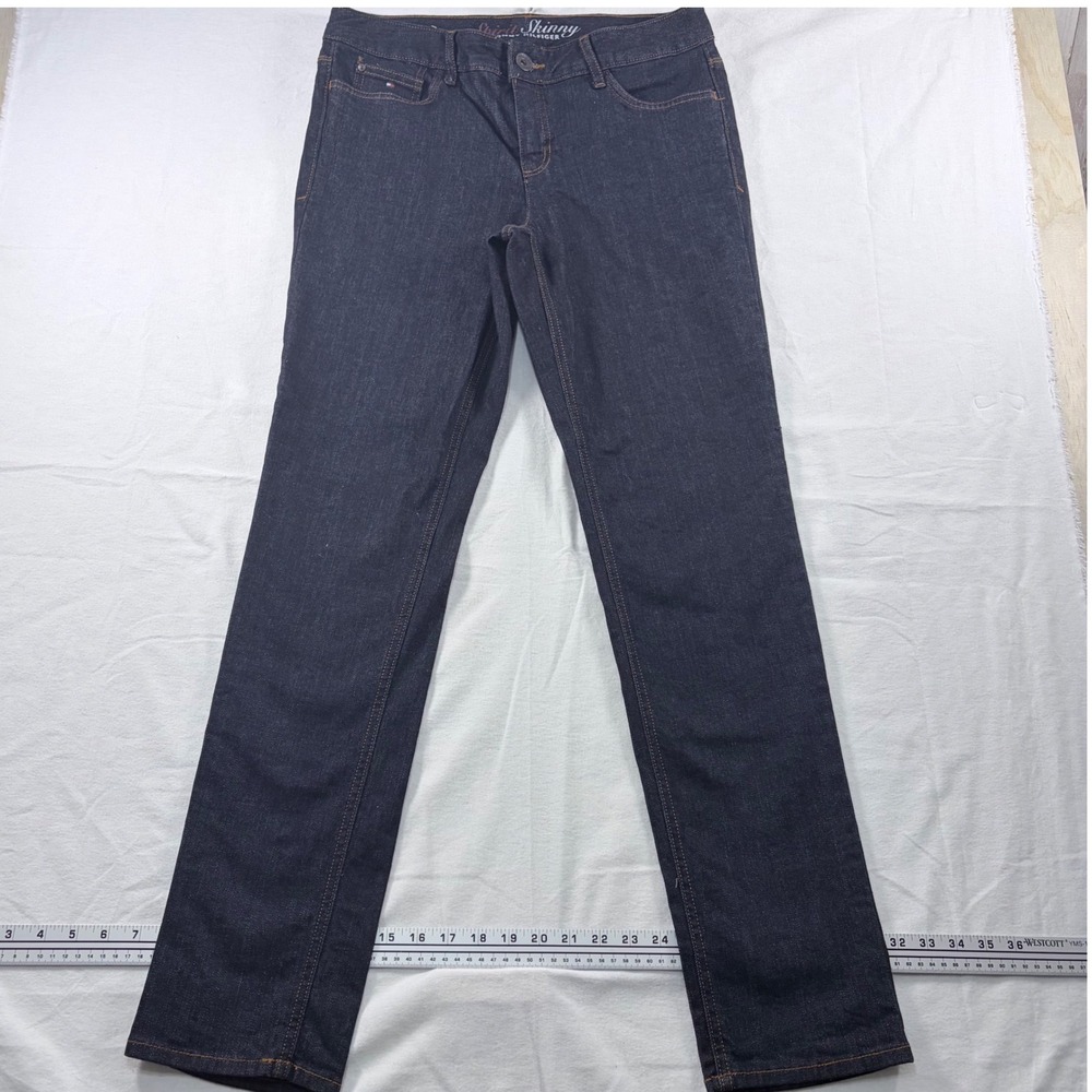 Tommy Hilfiger Jeans Spirit Skinny Dark Wash Blue Denim 5-Pocket Size 8R